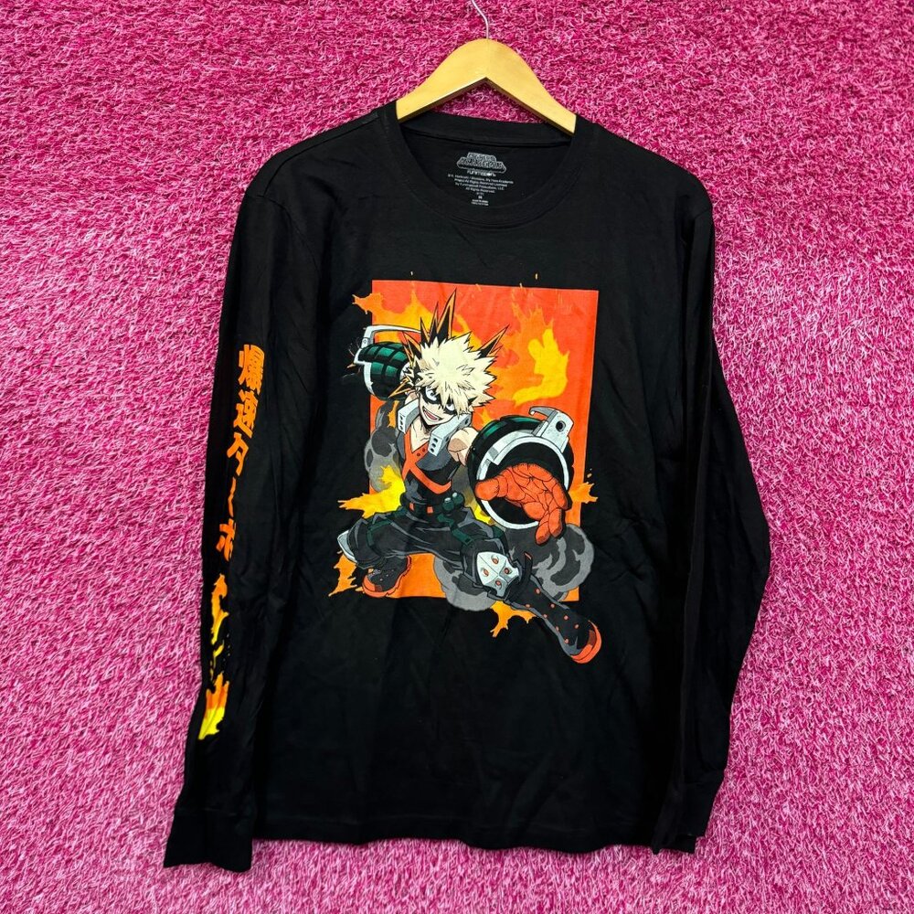 Katsuki Bakugo My Hero Academia Anime Long Sleeve M